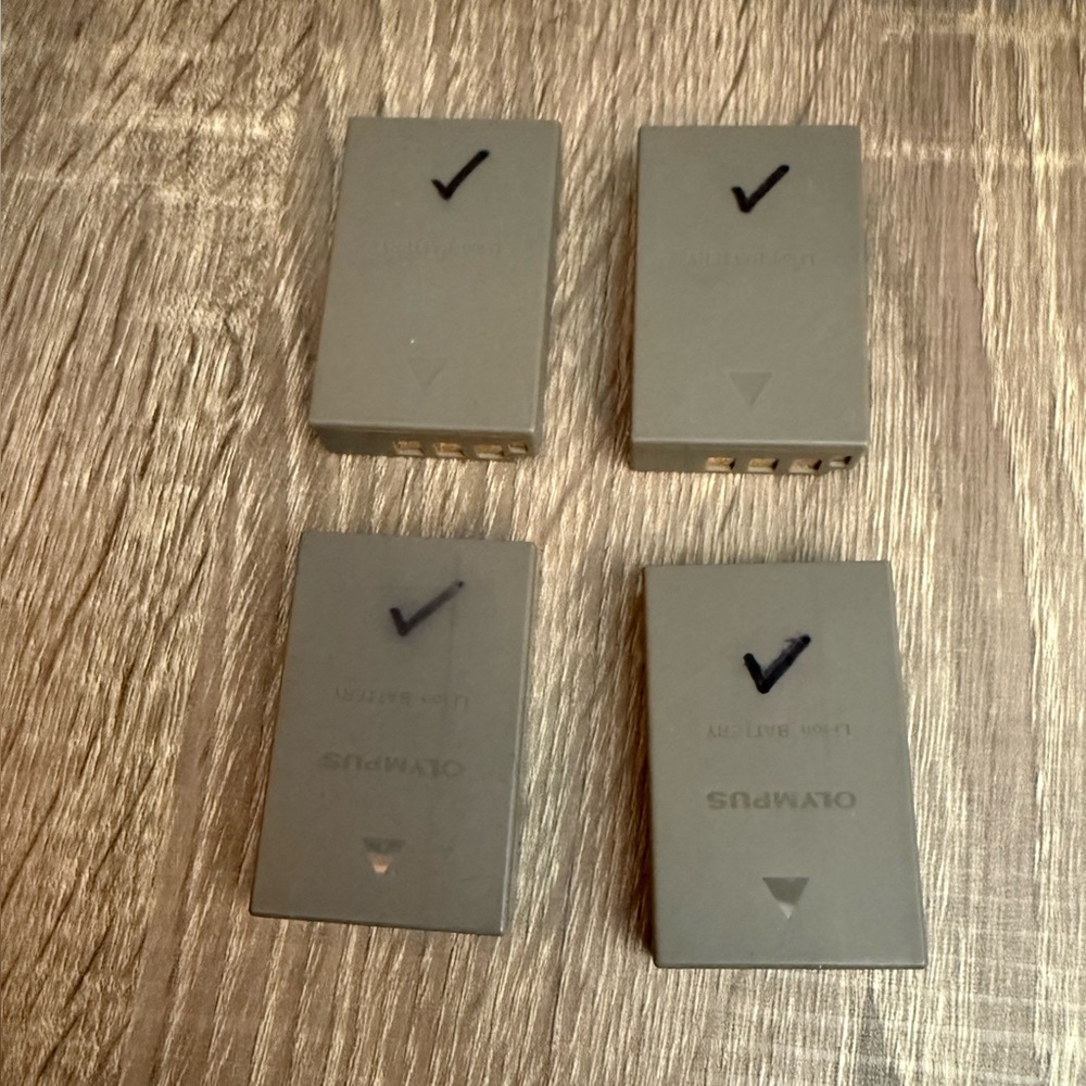 Olympus Gray Camera Batteries Set